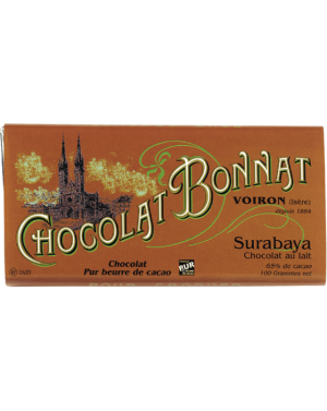 Tablette de chocolat Surabaya GCL 100gr - Bonnat