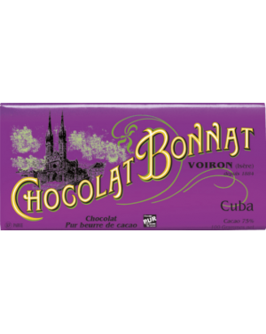 Tablette de chocolat Cuba - Bonnat
