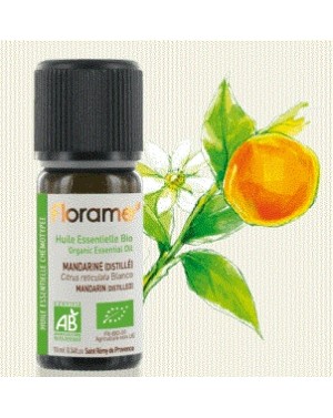 Huile essentielle mandarine distillée bio - Florame